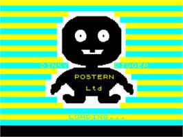 Title screen of Dinky Digger on the Sinclair ZX Spectrum.