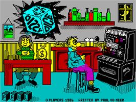 Title screen of Dizzy Dice on the Sinclair ZX Spectrum.