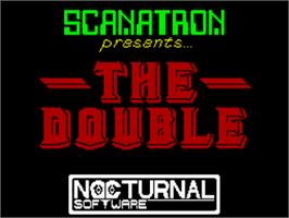 Title screen of Double on the Sinclair ZX Spectrum.