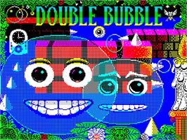 Title screen of Double Bubble on the Sinclair ZX Spectrum.