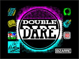 Title screen of Double Dare on the Sinclair ZX Spectrum.