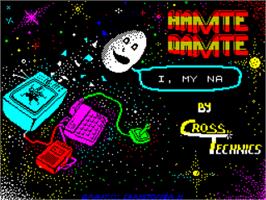 Title screen of Egg Head on the Sinclair ZX Spectrum.