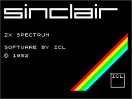 Title screen of Embassy Assault on the Sinclair ZX Spectrum.