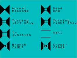 Title screen of Escape From Omicron on the Sinclair ZX Spectrum.