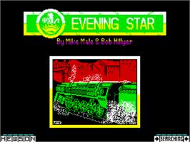 Title screen of Evening Star on the Sinclair ZX Spectrum.