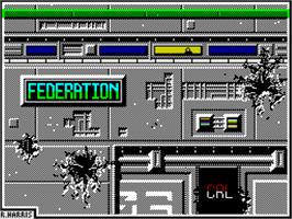 Title screen of Federation on the Sinclair ZX Spectrum.