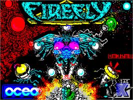 Title screen of Firefly on the Sinclair ZX Spectrum.