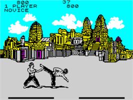 Title screen of Fist 2 - The Legend Continues on the Sinclair ZX Spectrum.
