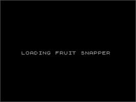 Title screen of Fruit Snapper on the Sinclair ZX Spectrum.
