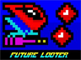 Title screen of Future Looter on the Sinclair ZX Spectrum.