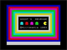 Title screen of Ghost's Revenge on the Sinclair ZX Spectrum.