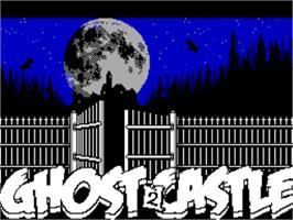 Title screen of Ghost Castle 2 on the Sinclair ZX Spectrum.