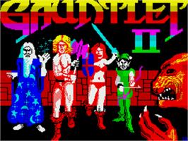 Title screen of Giants on the Sinclair ZX Spectrum.