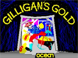 Title screen of Gilligan's Gold on the Sinclair ZX Spectrum.