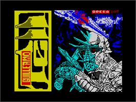 Title screen of Guillermo Tell on the Sinclair ZX Spectrum.