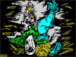 Title screen of Gun.Smoke on the Sinclair ZX Spectrum.