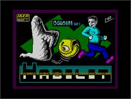 Title screen of Habilit on the Sinclair ZX Spectrum.