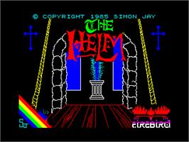 Title screen of Helm, The on the Sinclair ZX Spectrum.