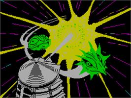 Title screen of Highway Encounter on the Sinclair ZX Spectrum.