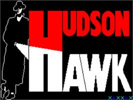 Title screen of Hudson Hawk on the Sinclair ZX Spectrum.