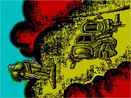 Title screen of Hypsys on the Sinclair ZX Spectrum.