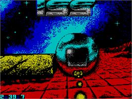 Title screen of Incredible Shrinking Sphere on the Sinclair ZX Spectrum.