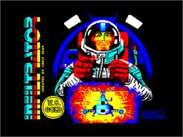 Title screen of Infiltrator on the Sinclair ZX Spectrum.