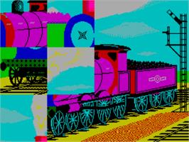 Title screen of Jigsaw on the Sinclair ZX Spectrum.