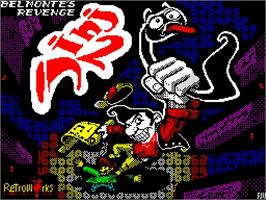 Title screen of Jinj 2 - Belmonte's Revenge on the Sinclair ZX Spectrum.