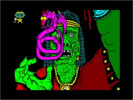 Title screen of Khazzad-dum on the Sinclair ZX Spectrum.