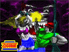 Title screen of Kong's Revenge on the Sinclair ZX Spectrum.
