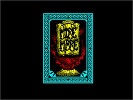 Title screen of Land Of Mire Mare on the Sinclair ZX Spectrum.