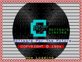 Title screen of Laser Lord on the Sinclair ZX Spectrum.