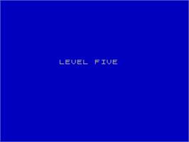 Title screen of Level 5 on the Sinclair ZX Spectrum.