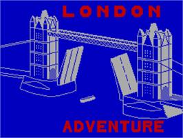 Title screen of London Adventure on the Sinclair ZX Spectrum.