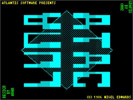Title screen of Luna Atac on the Sinclair ZX Spectrum.