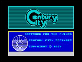 Title screen of Lunar Attack on the Sinclair ZX Spectrum.