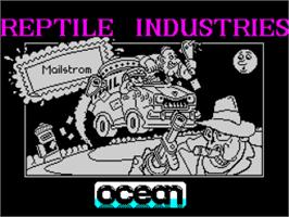 Title screen of Mailstrom on the Sinclair ZX Spectrum.