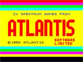 Title screen of Master Mariner on the Sinclair ZX Spectrum.