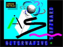 Title screen of Metalyx on the Sinclair ZX Spectrum.