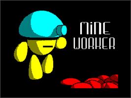 Title screen of Mine Worker on the Sinclair ZX Spectrum.