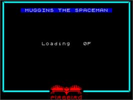 Title screen of Muggins The Spaceman on the Sinclair ZX Spectrum.