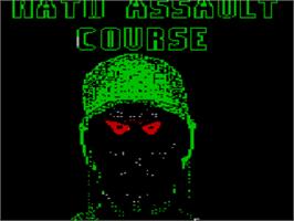 Title screen of Nato Assault Course on the Sinclair ZX Spectrum.