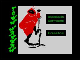 Title screen of Next War on the Sinclair ZX Spectrum.
