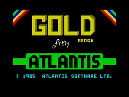 Title screen of Nicotine Nightmare on the Sinclair ZX Spectrum.
