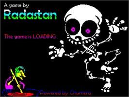Title screen of Nightmare On Halloween on the Sinclair ZX Spectrum.