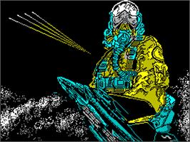 Title screen of Ninja Gaiden: Shadow on the Sinclair ZX Spectrum.