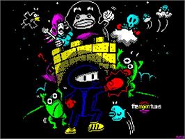 Title screen of Ninjajar! on the Sinclair ZX Spectrum.