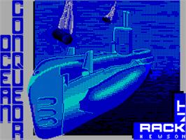 Title screen of Ocean Conqueror on the Sinclair ZX Spectrum.