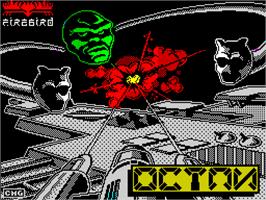 Title screen of Octan on the Sinclair ZX Spectrum.
